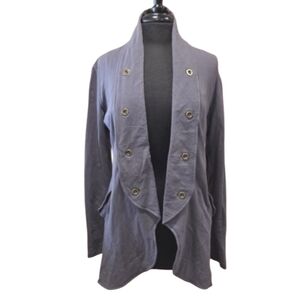 Cabincore Blake Standard XL Long Jacket Gray Blazer Laid Back Shacket Campfire